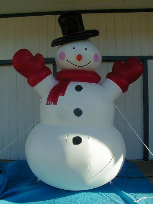 Holiday Inflatables 10' happy snowman